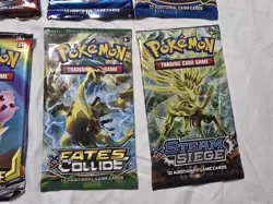 8 Sealed Packs From Older Tins Cosmic Eclipse Pokemon Cards TCG - Image 3