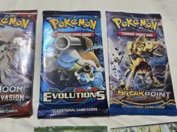 8 Sealed Packs From Older Tins Cosmic Eclipse Pokemon Cards TCG - Image 4