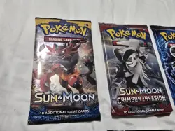 8 Sealed Packs From Older Tins Cosmic Eclipse Pokemon Cards TCG - Image 5