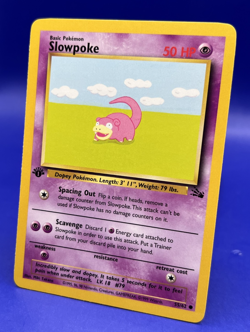 Pokemon Card 1st Edition Uncommon Fossil Set 1999 Slowpoke 55/62 LP-NM - Image 3