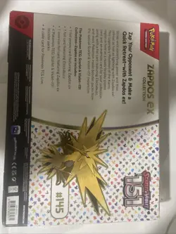 Pokemon TCG Scarlet & Violet 3.5 151 Zapdos ex Collection Box Trading Cards - Image 2