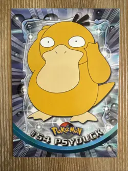 1999 Topps Pokemon Series 1 - Psyduck #54 Blue Logo Non Holo NM - Image 1