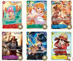 One piece Mcdonalds Promo Japan Limited 1 Pack of 6 cards - Image 1