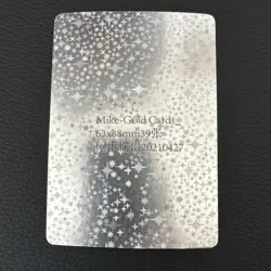 Metazoo Full Holo Blank Filler/Divider Error Card! Mike Gold Cards - Very Rare - Image 1