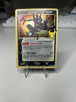 Greninja Gold Star SWSH144 Sword & Shield Promo Card Holo Celebrations - Image 1