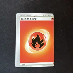 MISCUT ENERGY POKEMON CARD - SCARLET & VIOLET FIRE ENERGY - Image 1