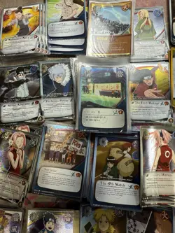 Huge Naruto Sasuke CCG TCG Card Lot - Foils - Promos 550 Cards - Image 1
