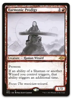 Harmonic Prodigy (Showcase) #352 (NM) Modern Horizons 2 MH2 Magic MTG - Image 1