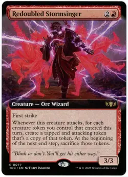 Redoubled Stormsinger (Extended Art) - 0077 - Tarkir Dragonstorm - NM/M - Image 1