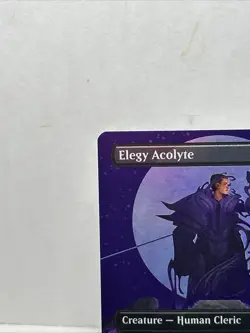 FOIL Borderless ELEGY ACOLYTE MTG NM-M Edge of Eternities (Rare 0293) - Image 2