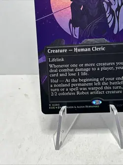 FOIL Borderless ELEGY ACOLYTE MTG NM-M Edge of Eternities (Rare 0293) - Image 5