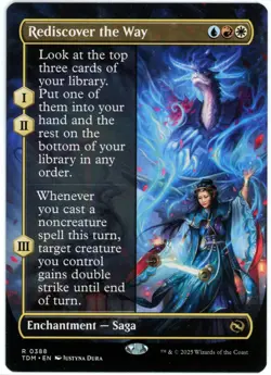 Rediscover the Way (Borderless) - 0388 - Tarkir Dragonstorm - NM/M - Image 1