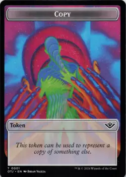 MTG Copy Token Normal NM Outlaws of Thunder Junction OTJ Magic 1 - Image 1