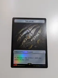 MTG - Treasure/Assassin Token (Foil) - Assassin's Creed NM/M Condition - Image 1