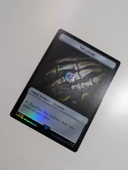 MTG - Treasure/Assassin Token (Foil) - Assassin's Creed NM/M Condition - Image 2