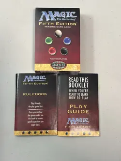 5th Edition 2 Player Starter Deck MTG Magic with Bonus Booster Pack - opened - Image 1