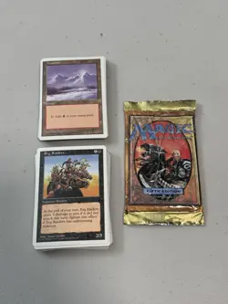 5th Edition 2 Player Starter Deck MTG Magic with Bonus Booster Pack - opened - Image 2