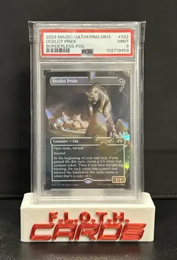 2024 MTG-MH3 #322 Ocelot Pride Borderless Foil PSA 9 MINT - Image 1