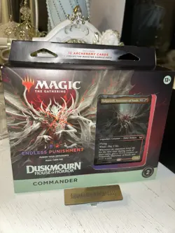 MTG: Duskmourn - Commander Deck - Endless Punishment NEW/SEALED BOX Damage - Image 1