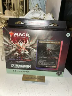 MTG: Duskmourn - Commander Deck - Endless Punishment NEW/SEALED BOX Damage - Image 2