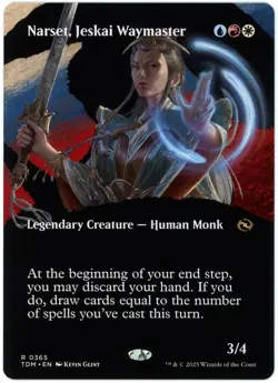 Narset, Jeskai Waymaster (Borderless) - 0365 - Tarkir Dragonstorm - NM/M - Image 1