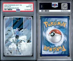 Pokemon TCG White Flare Gothita #124 Illustration Rare PSA 10 GEM MINT *LOW POP* - Image 3
