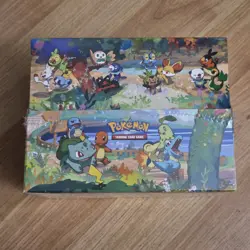 Sealed New Pokemon TCG 2021 Celebrations Complete 8 Mini Tin Set w/ Display Box - Image 1