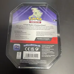 Pokemon TCG Tyranitar Tin 2024 | Factory Sealed | 3 Foils + 3 Boosters - Image 2