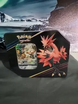 Pokemon Crown Zenith Galarian Zapdos Tin Brand New Factory Sealed Crown Zenith - Image 1