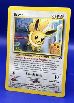 2001 Pokemon Neo Discovery Eevee Uncommon 38/75 WOTC LP-MP - Image 2