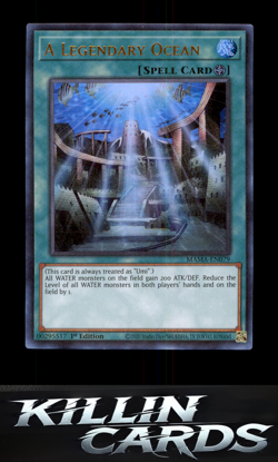 1st Edition A Legendary Ocean MAMA-EN079 Ultra Rare Magnificent Mavens YuGiOh Ca - Image 1