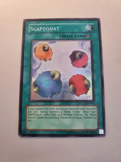 Yugioh - Scapegoat DLG1-EN091 NM Unlimited Super Rare - Image 1