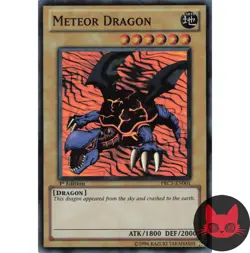 Yugioh Meteor Dragon PRC1-EN001 Super Rare 1st Edition NM - Image 1