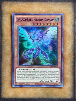 Yugioh Galaxy-Eyes Photon Dragon LDS2-EN047 Ultra Rare 1st Ed BLUE NM - Image 1