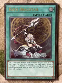 YuGiOh KETU DRACOTAIL Ultimate Rare OP29-EN003 - Image 3