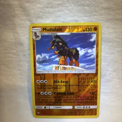 💎Mudsdale 78/147 Pokemon Burning Shadows Sun & Moon Reverse Holo Rare Card LP - Image 2