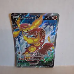 Centiskorch V Full Art 179/189 SWSH03: Darkness Ablaze Pokemon Card NM Free Ship - Image 3