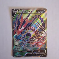 Eternatus V SWSH044 NM Full Art Promo Rare Pokemon Card - Image 1