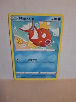Magikarp w/ Pikachu 039/192 Regular SWSH02: Rebel Clash Pokemon Card Near Mint - Image 1