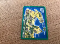 Pokemon Green Town Map Carddass Japanese Card - Image 2