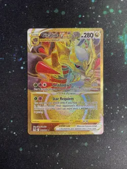 Pokemon Giratina VSTAR TCG Lost Origin 212/196 Secret Rare Gold Card NM - Image 3