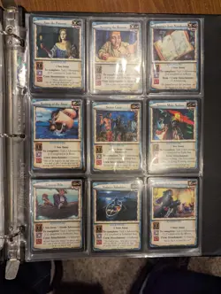 7th Sea CCG Broadsides large lot of cards - Image 1