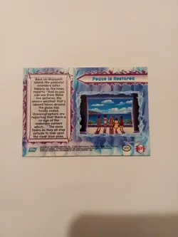 #67 Peace is Restored Pokemon Movie Card 2000 Blue Topps NM - Image 2