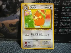 Raticate Southern Islands No.020 Old Back Japanese Pokemon Card 1999 EX #1064 - Image 2