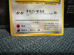 Raticate Southern Islands No.020 Old Back Japanese Pokemon Card 1999 EX #1064 - Image 4