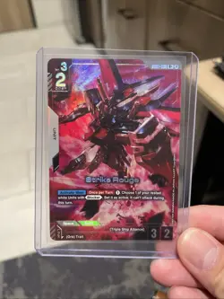 Gundam Card Game Newtype Rising Gd01-069 Strike Rouge Rare Plus Alt Art - Image 1