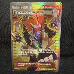 Lysandre's Trump Card 118/119 XY Phantom Forces Full Art Pokemon Trainer Damaged - Image 1