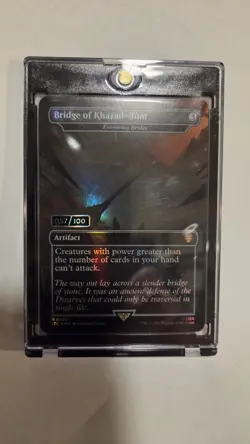 Magic MTG LOTR Serialized Bridge Of Khazad-Dum #57/100 (Ensnaring Bridge) - Image 1
