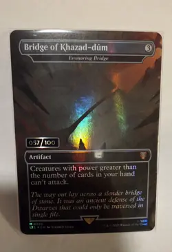 Magic MTG LOTR Serialized Bridge Of Khazad-Dum #57/100 (Ensnaring Bridge) - Image 3