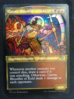 Garna, Bloodfist Of Keld - Textured Foil - DMU - NM Unplayed - EN - 340 - Image 1